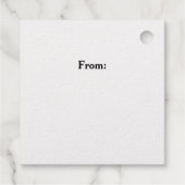 ジャック・オ・ランタン・カボチャストライプの フェイバータグ (裏面)