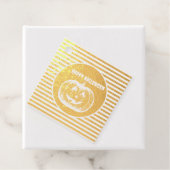 ジャック・オ・ランタン・カボチャストライプの フェイバータグ (箱)