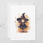 ジャック・オ・ランタン・コウモリ・魔女のハロウィンパーティー 招待状 (裏面)