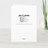 ジャック・オ・ランタン・コレクション #1 カード (裏面)