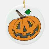 ジャック・オ・ランタン セラミックオーナメント (裏面)