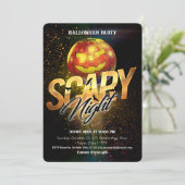 ジャック・オ・ランタン・ディスコボール ハロウィーンの怖い夜 招待状 (スタンド正面)