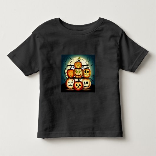 ジャック・オ・ランタン トドラーTシャツ (正面)