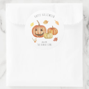 ジャック・オ・ランタン   ハッピーハロウィントリート ラウンドシール