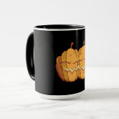 ジャック・オ・ランタン・ハロウィンデザイン マグカップ (正面左)