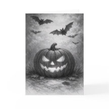 ジャック・オ・ランタン ハロウィン グリーティングカード