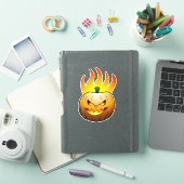 ジャック・オ・ランタン ハロウィン パンプキン シール (iPadカバー)