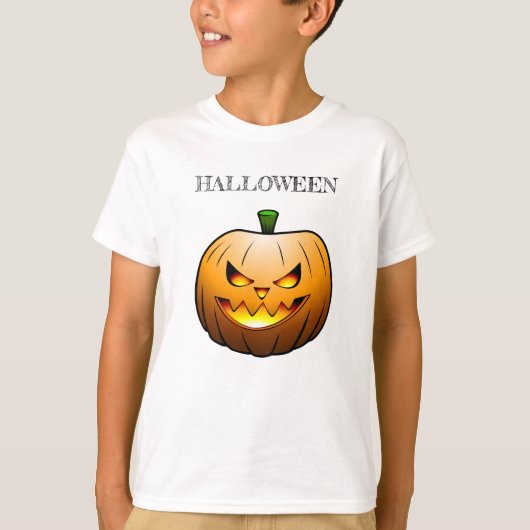 ジャック・オ・ランタン ハロウィン パンプキン Tシャツ (正面)