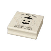 ジャック・オ・ランタン ハロウィン 木製アートスタンプ ラバースタンプ (スタンプ)
