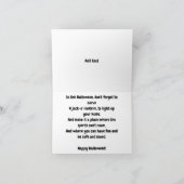 ジャック・オ・ランタン・ハロウィーン カード (内部)