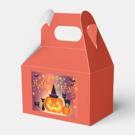 ジャック・オ・ランタン ハロウィーン パーティー 飾り箱 フェイバーボックス
