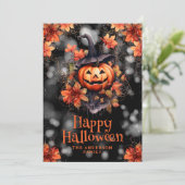 ジャック・オ・ランタン フォト ハロウィンカード シーズンカード (スタンド正面)