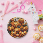 ジャック・オ・ランタン ペーパープレート (パーティー)