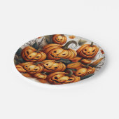 ジャック・オ・ランタン ペーパープレート (アングル)