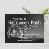 ジャック・オ・ランタン | ポンプキン 大人のハロウィンパーティー 招待状 (スタンド正面)