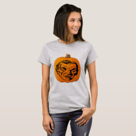 ジャック・オ・ランタン・ヴァンパイアフェイス、ハロウィンのカボチャ Tシャツ
