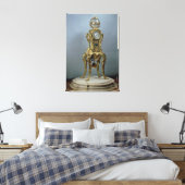 ジャック・カフィ作の通過天文時計 キャンバスプリント (インサイチュ (寝室))