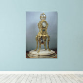 ジャック・カフィ作の通過天文時計 キャンバスプリント (インサイチュ (ウッドフロア))