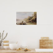 ジャック・カルティエがセントローレンスを発見 ポスター (キッチン)