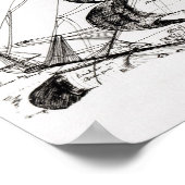 ジャック・カルティエの船「ラレット・インデズ」 ポスター (角)