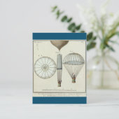 ジャック・ガーネリン初パラシュート ポストカード (スタンド正面)