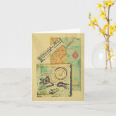 ジャック・ケルアック引用文 カード (黄色い花)