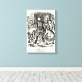 ジャック・ザ・リパー – 盲人のバフ， 1888 キャンバスプリント (インサイチュ (ウッドフロア))