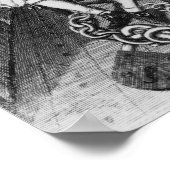 ジャック・シェパード、ニューゲート刑務所, 1724 ポスター (角)