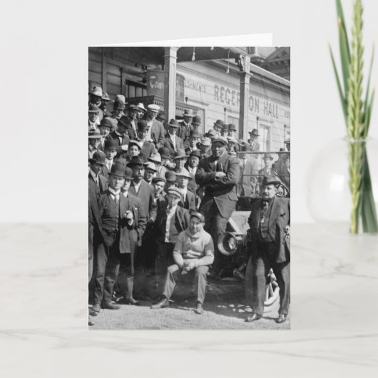 ジャック・ジョンソンボクサーおよびトレーナー、早い1900年代 カード (正面)