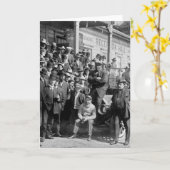 ジャック・ジョンソンボクサーおよびトレーナー、早い1900年代 カード (黄色い花)