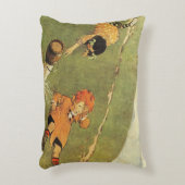 ジャック&ジルは丘の下に落ちた子供部屋韻 アクセントクッション (正面(垂直))