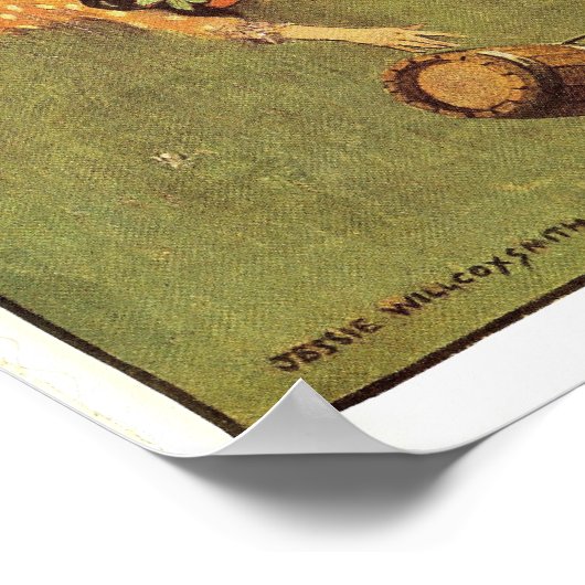 ジャック&ジルは丘の下に落ちた子供部屋韻 ポスター (角)