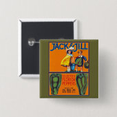 ジャック&ジルフロリダペッパーズ 缶バッジ (正面&裏面)