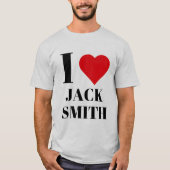 ジャック・スミスが大好き Tシャツ (正面)