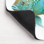 ジャック・デンプシーのシクリッド魚 マウスパッド (コーナー)