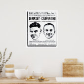 ジャック・デンプシー1921ヴィンテージ広告ポスター ポスター (キッチン)