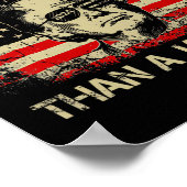 ジャック・トランプ米国旗よりもフェロンに投票する ポスター (角)