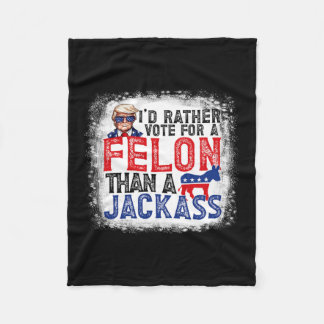 ジャック・トランプ・アメリカよりもフェロンに投票する フリースブランケット
