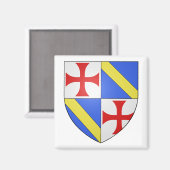 ジャック・ド・モレーコート・オブ・アームズ マグネット (正面/裏面)