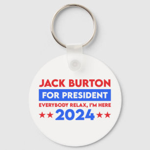 ジャック・バートン氏2024年大統領 キーホルダー