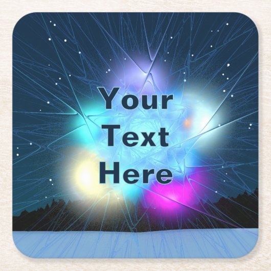 ジャック・フロスト スクエアペーパーコースター (正面)