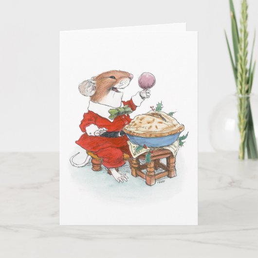 ジャック・ホーナー マウス クリスマス カード (正面)