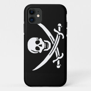 ジャック・ラッカム、ジョリーロジャー国旗、海賊 iPhone 11 ケース