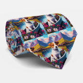 ジャック・ラッセルがパドルで：風光明媚な冒険 ネクタイ (ロール)