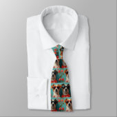 ジャック・ラッセルとハートバラバレンタインデー ネクタイ (タイ)