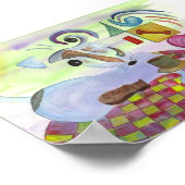 ジャック・ラッセルのポスターの心 ポスター (角)