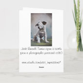 ジャック・ラッセルはすぐにカードを手に入れる カード (裏面)