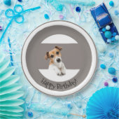 ジャック・ラッセル子犬かわいい愛らしい甘い ペーパープレート (パーティー)