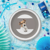 ジャック・ラッセル子犬かわいい愛らしい甘い ペーパープレート (パーティー)