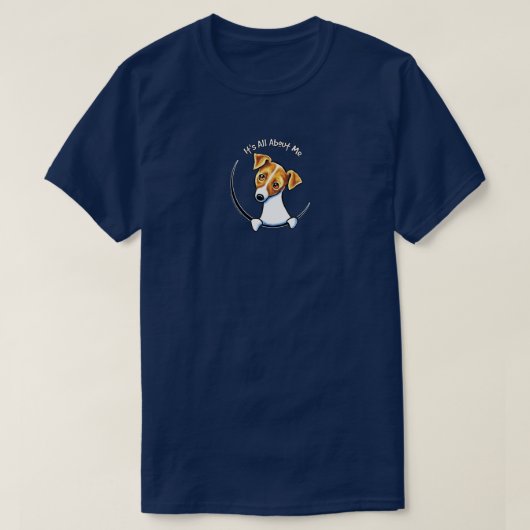 ジャック・ラッセル私のオフリーシュアート™ Tシャツ (デザイン正面)